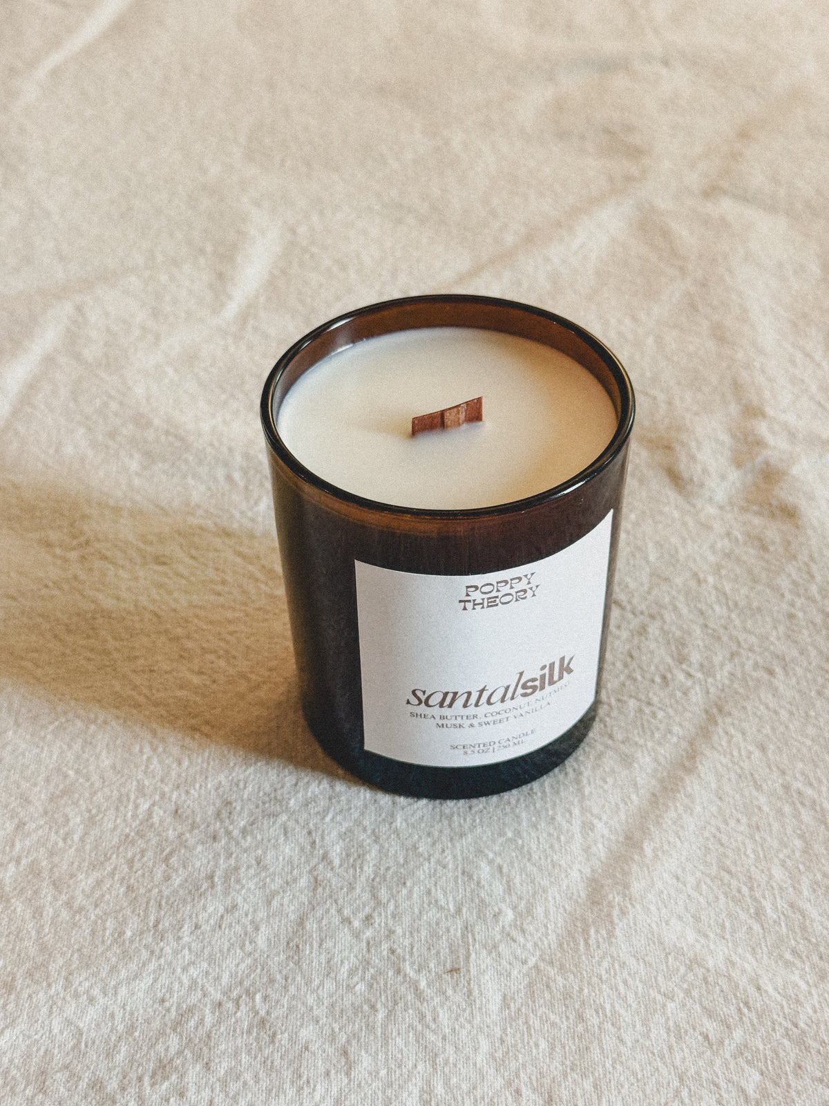 Santal Silk Candle | Shea Butter, Coconut & Sandalwood