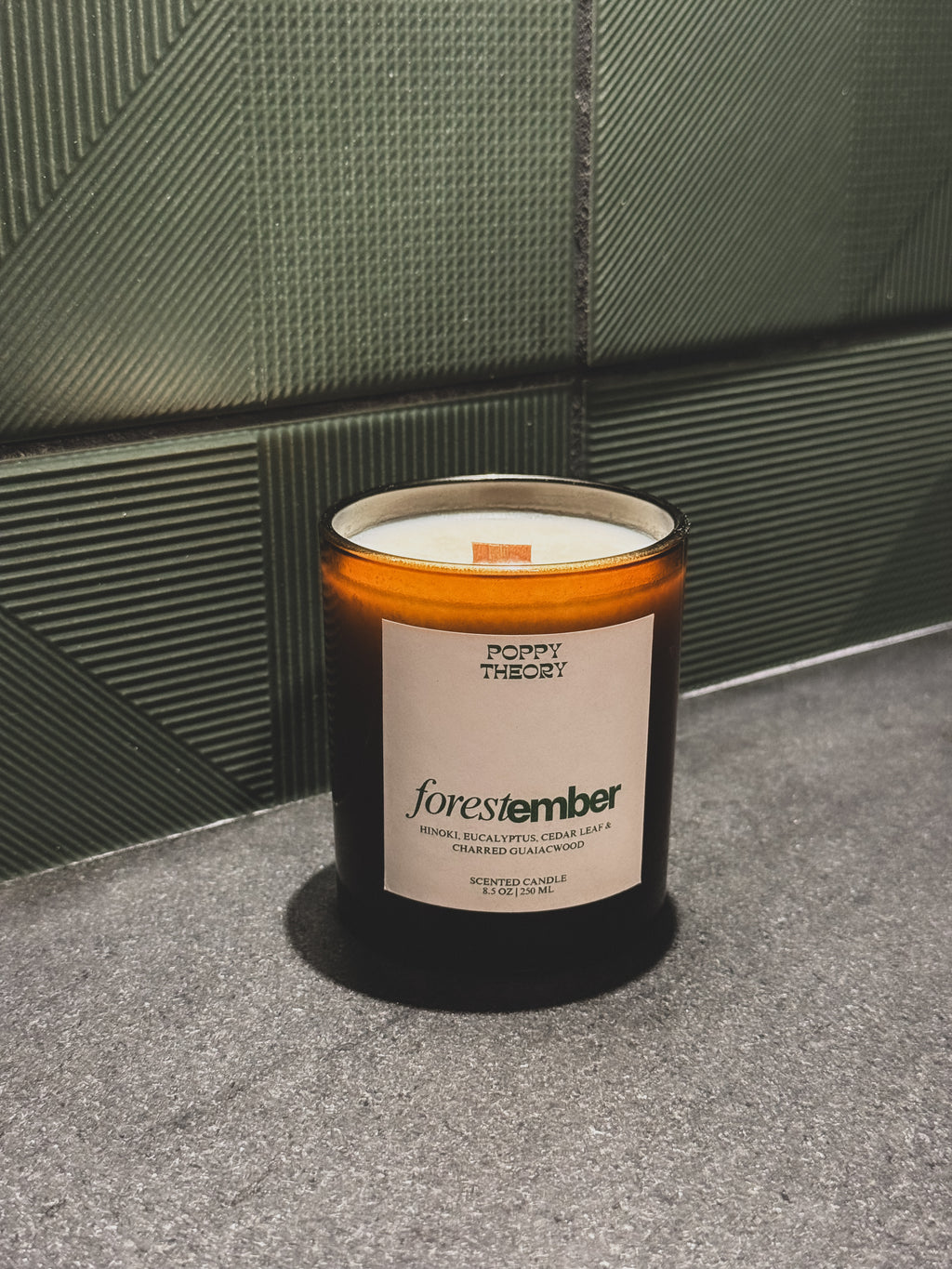 Forest Ember Candle | Hinoki, Cedar Leaf & Smoke