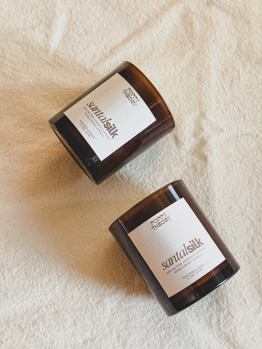 Santal Silk Candle | Shea Butter, Coconut & Sandalwood
