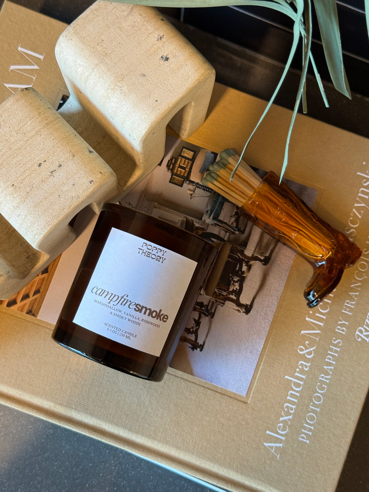 Campfire Smoke Candle | Marshmallow, Vanilla & Smoky Woods