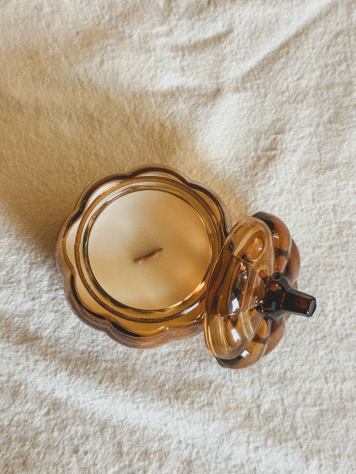 Pumpkin Patch 4 oz Glass Pumpkin Candle