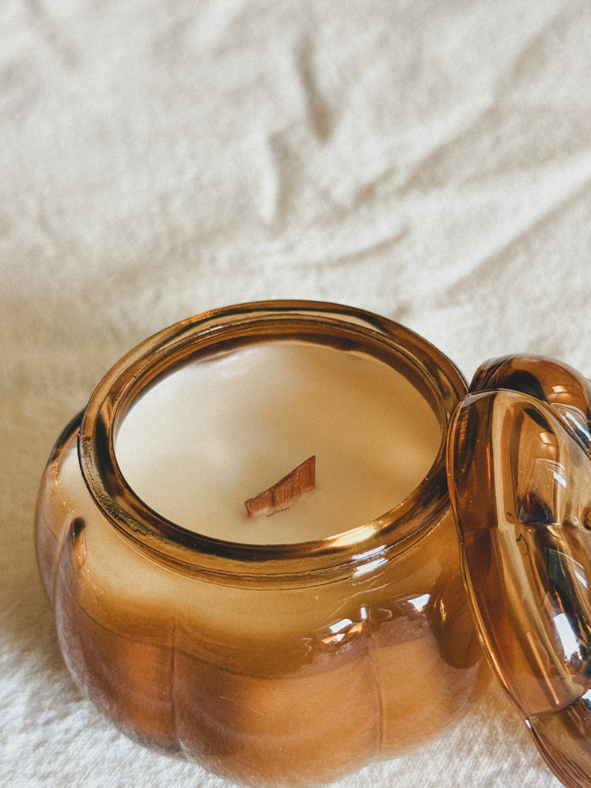 Pumpkin Patch 4 oz Glass Pumpkin Candle