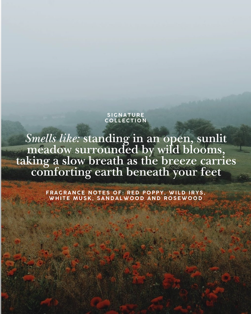 Wild Bloom Candle | Red Poppy, Wild Irys & Rosewood